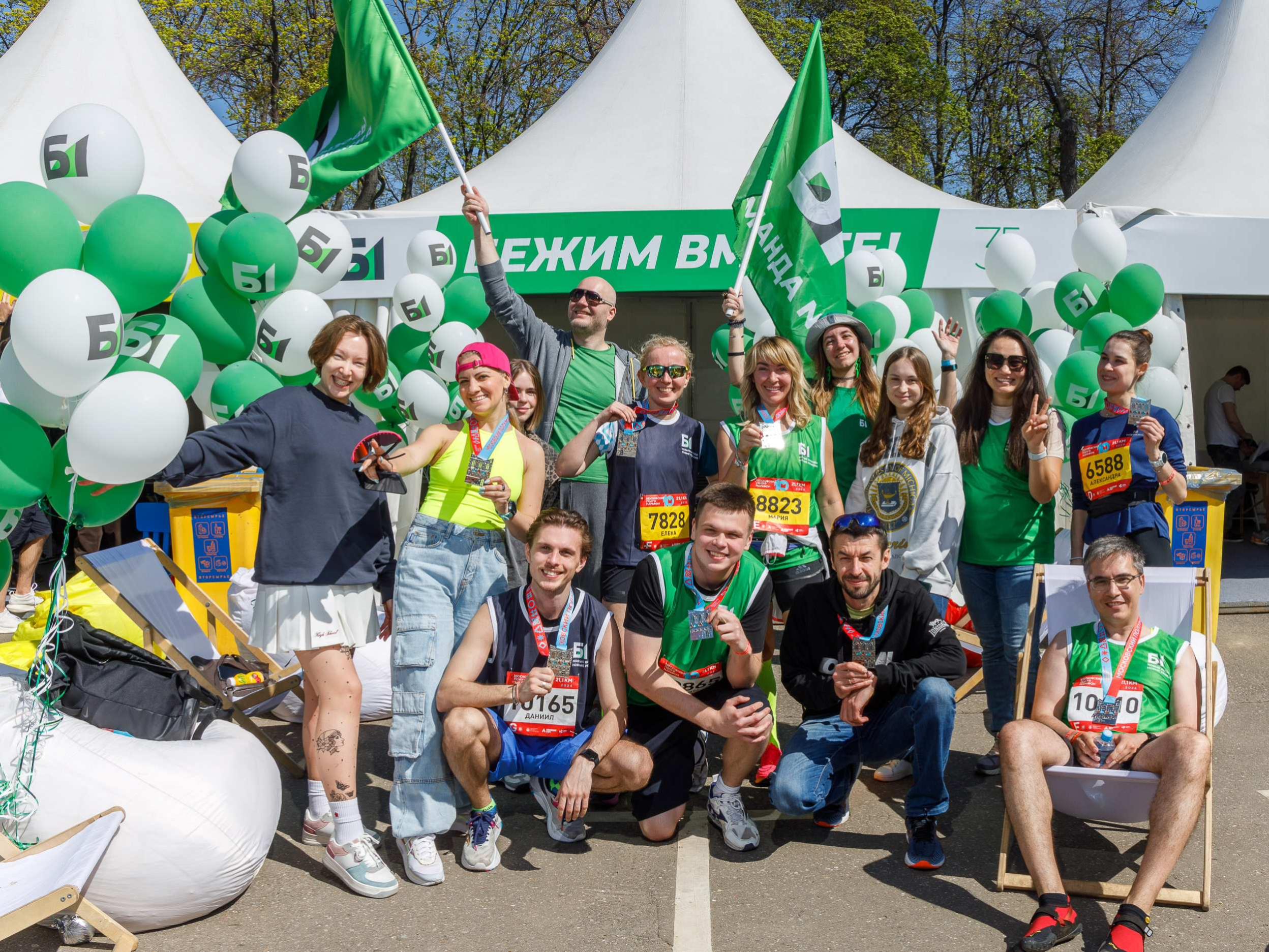 Ставили рекорды в беговом клубе